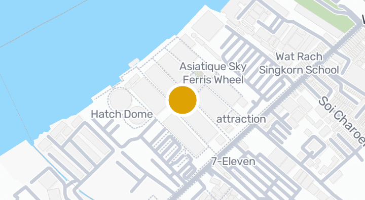 Map showing Asiatique The Riverfront