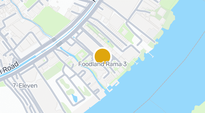 显示Foodland Rama 3的地图