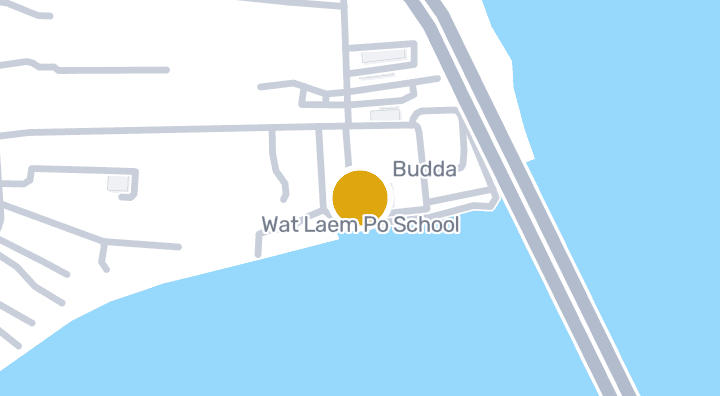 Map showing Wat Laem Po School