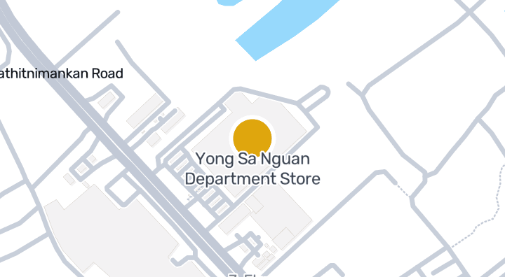 แผนที่แสดงYong Sa Nguan Department Store