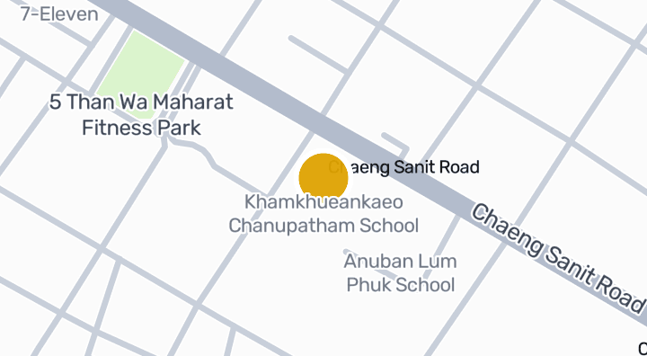 แผนที่แสดงโรงเรียน คำเขื่อนแก้วชนูปภัมภ์