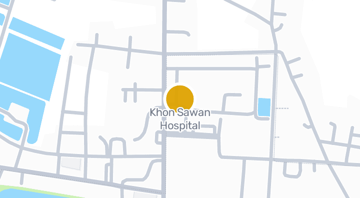 Map showing Khon Sawan Hospital