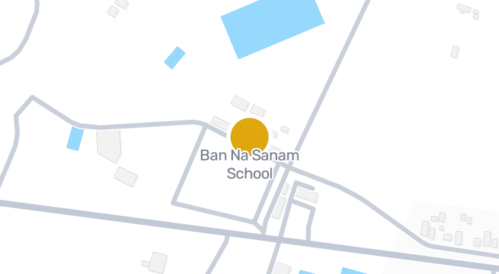 แผนที่แสดงโรงเรียน บ้านนาสนาม
