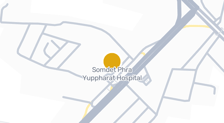 แผนที่แสดงโรงพยาบาลสมเด็จพระยุพราช