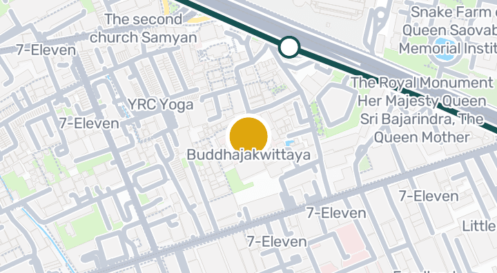Map showing Buddhajakwittaya