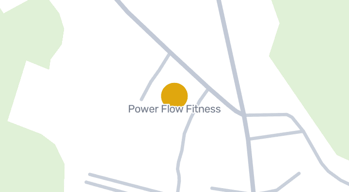 แผนที่แสดงPower Flow Fitness