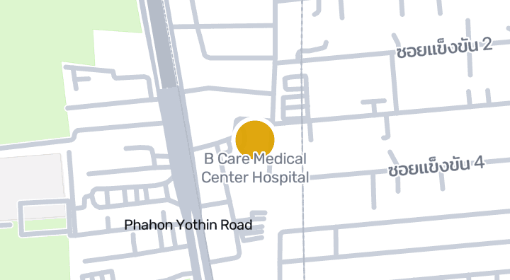 Map showing B Care Medical Center Hospital