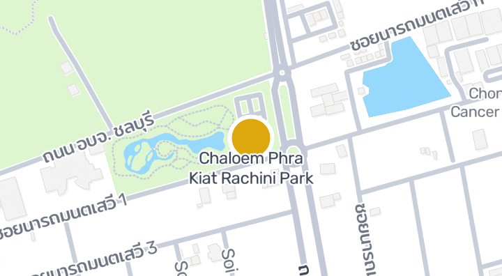 显示Chaloem Phra Kiat Rachini Park的地图