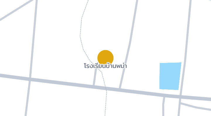 แผนที่แสดงโรงเรียนบ้านพม่า