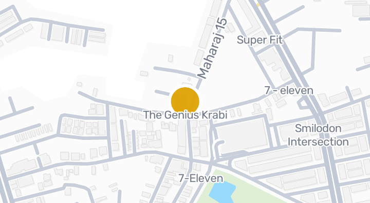 Map showing The Genius Krabi