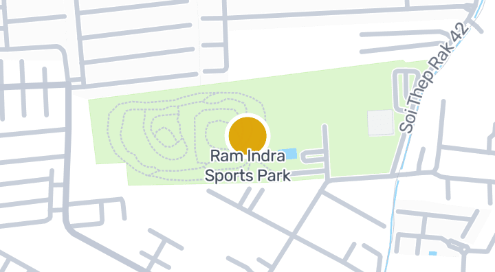 Carte montrant Ram Indra Sports Park