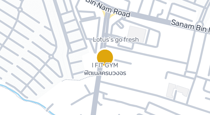 显示I FIT GYM ฟิตเนสครบวงจร的地图