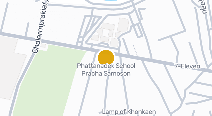 显示Phattanadek School Pracha Samoson的地图