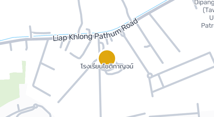 Map showing โรงเรียนโชติกาญจน์
