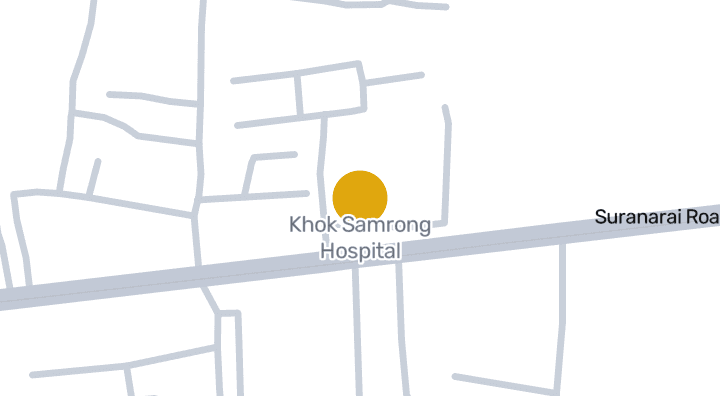 Map showing Khok Samrong Hospital