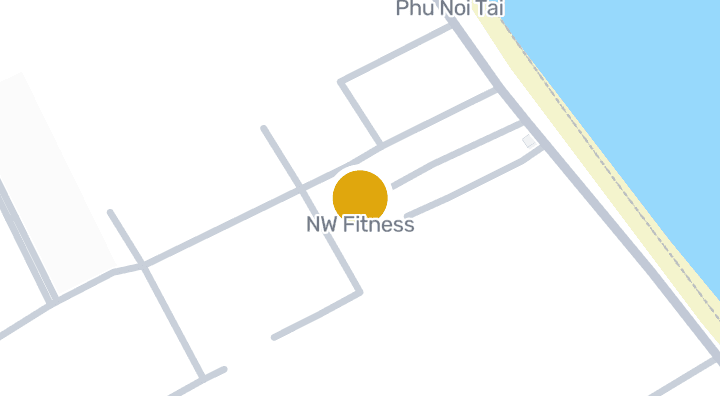 显示NW Fitness的地图