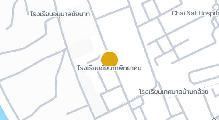 Map showing โรงเรียนชัยนาทพิทยาคม