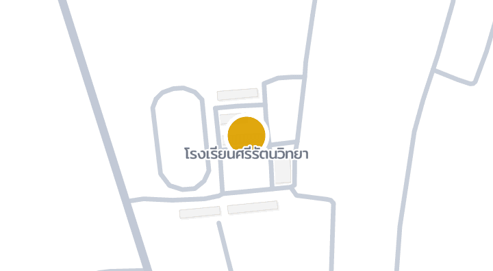 แผนที่แสดงโรงเรียนศรีรัตนวิทยา