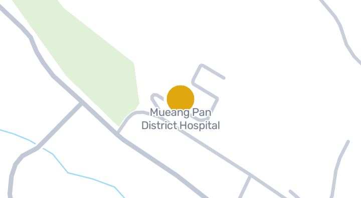 Map showing Mueang Pan District Hospital