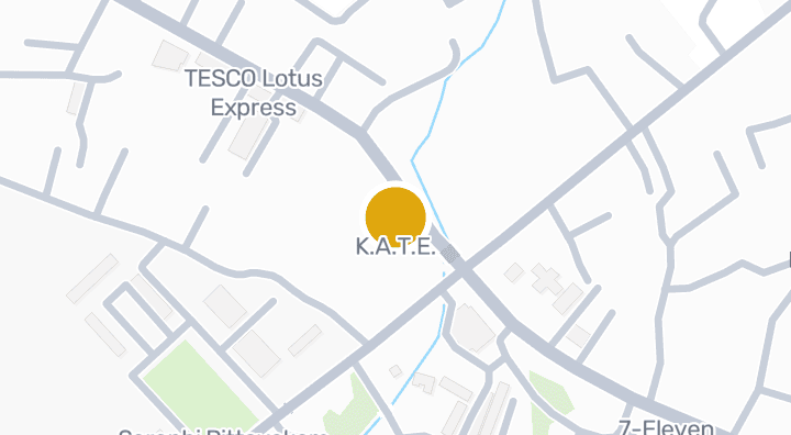 Map showing K.A.T.E.
