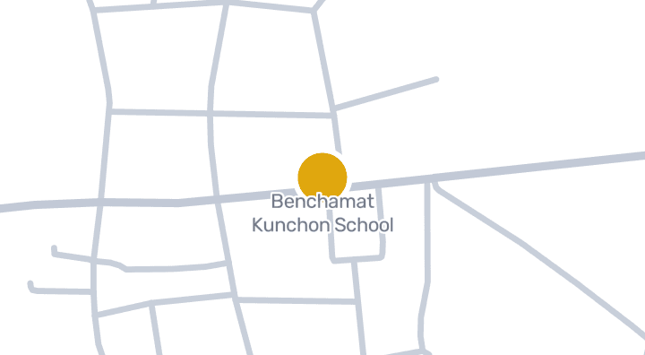 แผนที่แสดงโรงเรียนเบญจมาศกุญชร