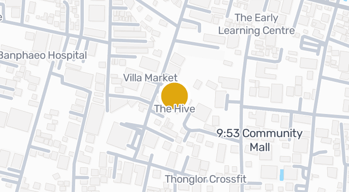 Map showing The Hive