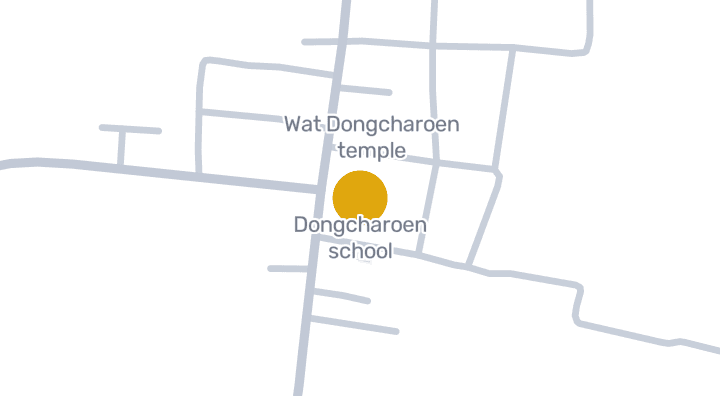 แผนที่แสดงโรงเรียนดงเจริญ