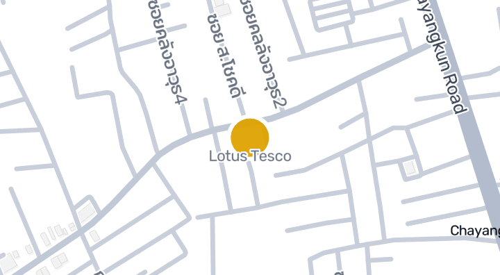 แผนที่แสดงLotus Tesco