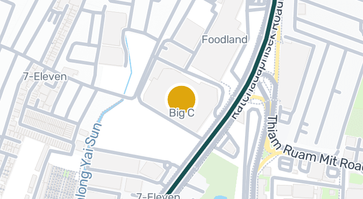 Map showing Big C