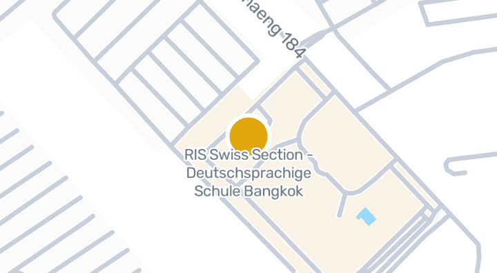 Map showing RIS Swiss Section - Deutschsprachige Schule Bangkok