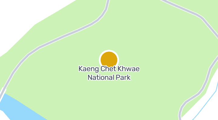 显示Kaeng Chet Khwae National Park的地图