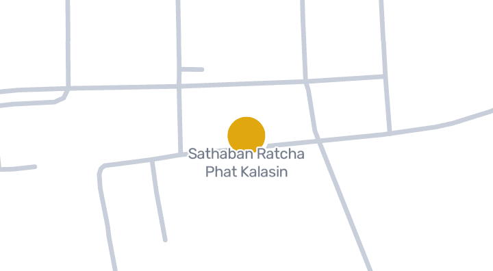 แผนที่แสดงสถาบันราชภัฎกาฬสินธุ์
