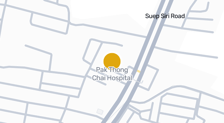 แผนที่แสดงโรงพยาบาลปักธงชัย