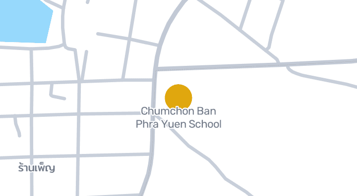 显示Chumchon Ban Phra Yuen School的地图