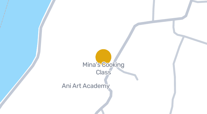 แผนที่แสดงMina's Cooking Class