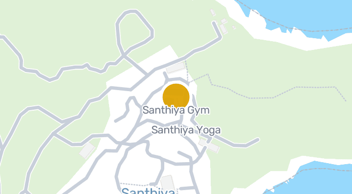 แผนที่แสดงSanthiya Gym