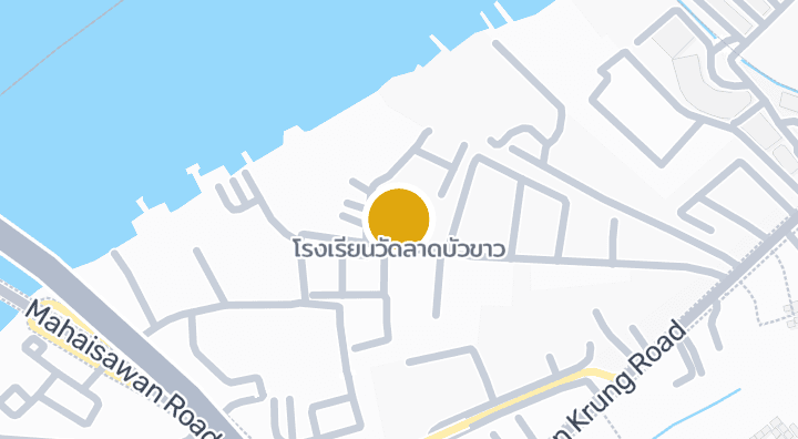 Map showing โรงเรียนวัดลาดบัวขาว