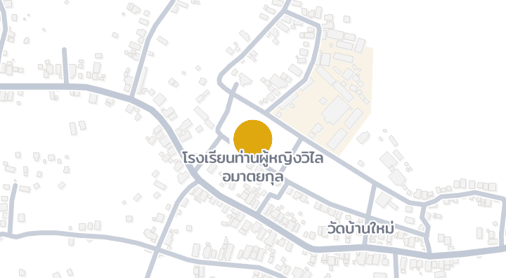 Map showing โรงเรียนท่านผู้หญิงวิไล อมาตยกุล
