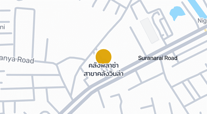 แผนที่แสดงคลังพลาซ่า สาขาคลังวินล่า