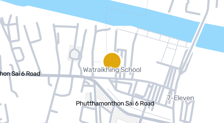 显示Watraikhing School的地图