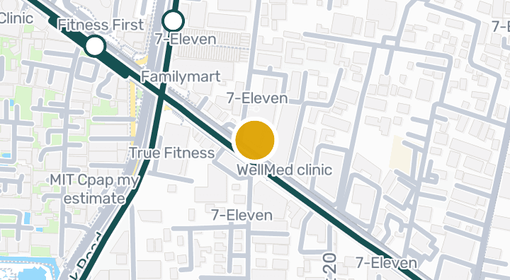 Map showing Pilates Station Bangkok