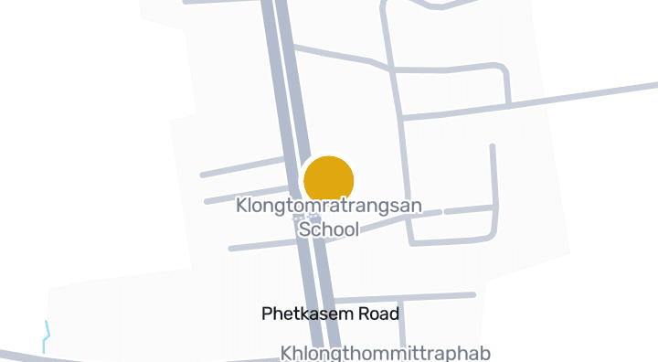 แผนที่แสดงโรงเรียนคลองท่อมราชรังสรรค์