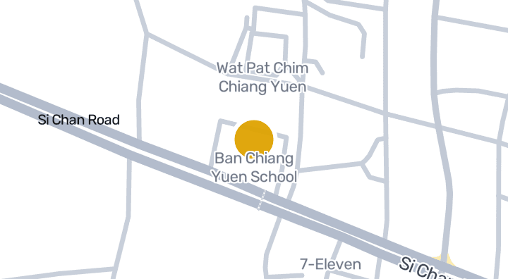 แผนที่แสดงโรงเรียน บ้านเชียงยืน