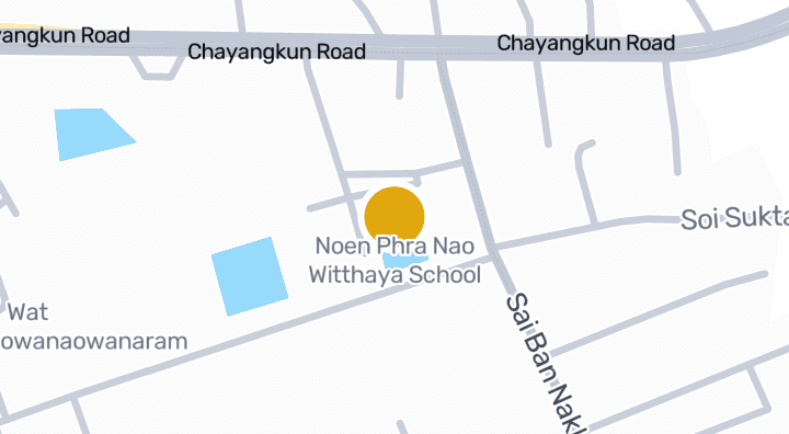 แผนที่แสดงโรงเรียนเนินพระเนาว์วิทยา