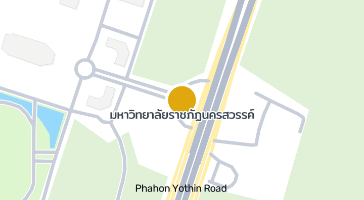 แผนที่แสดงมหาวิทยาลัยราชภัฏนครสวรรค์