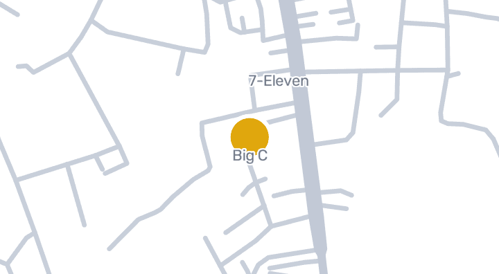 แผนที่แสดงBig C