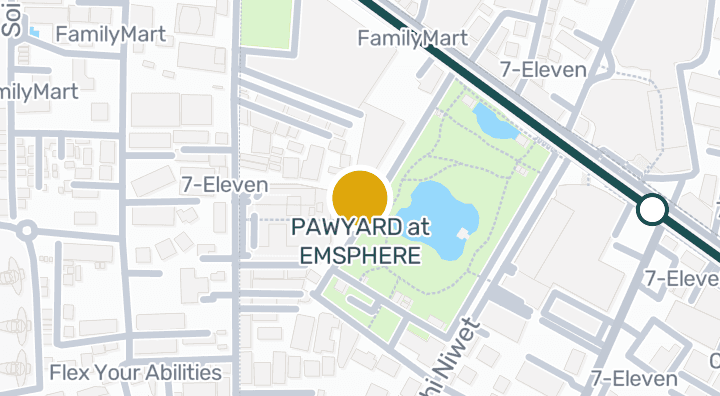 Map showing PAWYARD at EMSPHERE