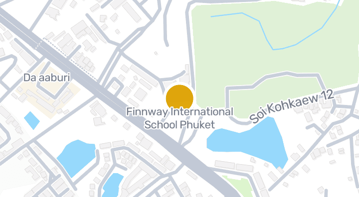 แผนที่แสดงFinnway International School Phuket