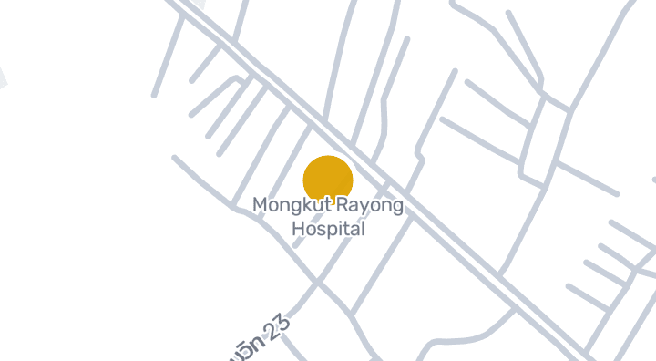 显示Mongkut Rayong Hospital的地图