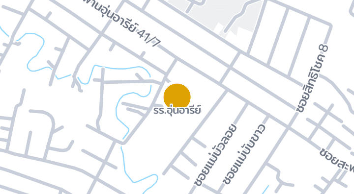 รร.อุ่นอารีย์を示す地図
